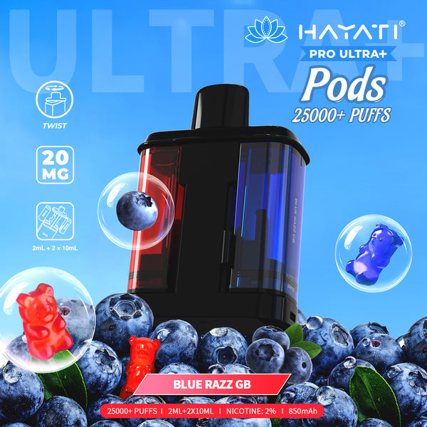 Hayati Pro Ultra Plus 25000 Prefilled Pod Pack of 5
