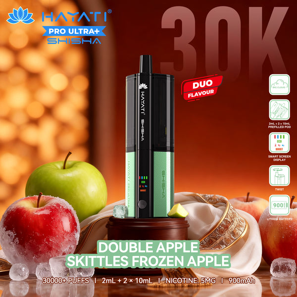 Hayati® Pro Ultra+ Shisha Kit 30K Puff