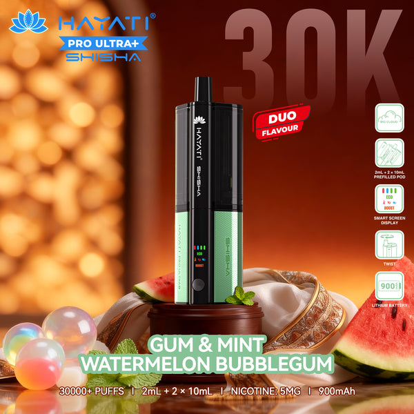 Hayati® Pro Ultra+ Shisha Kit 30K Puff