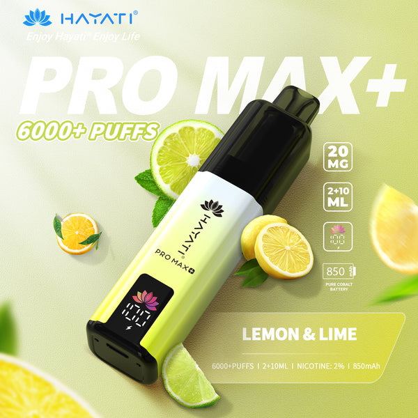 Hayati Pro Max+ 6000 Puffs Disposable kit Pack Of 5