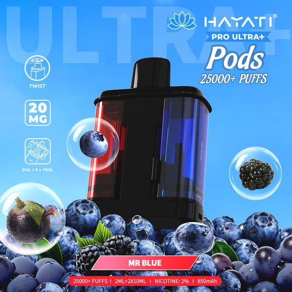 Hayati Pro Ultra Plus 25000 Prefilled Pod Pack of 5