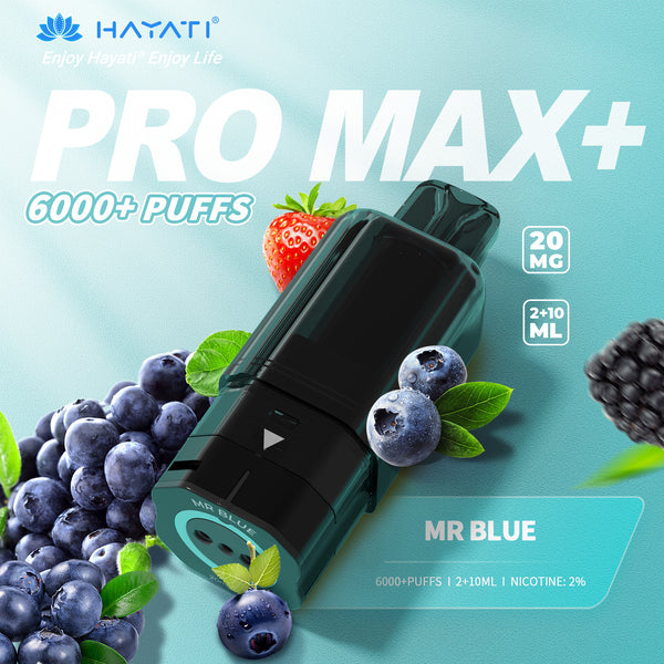 Hayati Pro Max+ 6000 Prefilled Pods