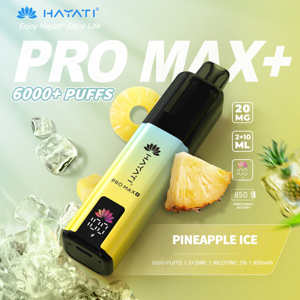 Hayati Pro Max+ 6000 Puffs Disposable kit Pack Of 5