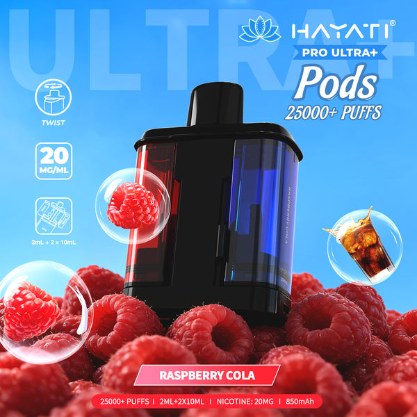 Hayati Pro Ultra Plus 25000 Prefilled Pod Pack of 5