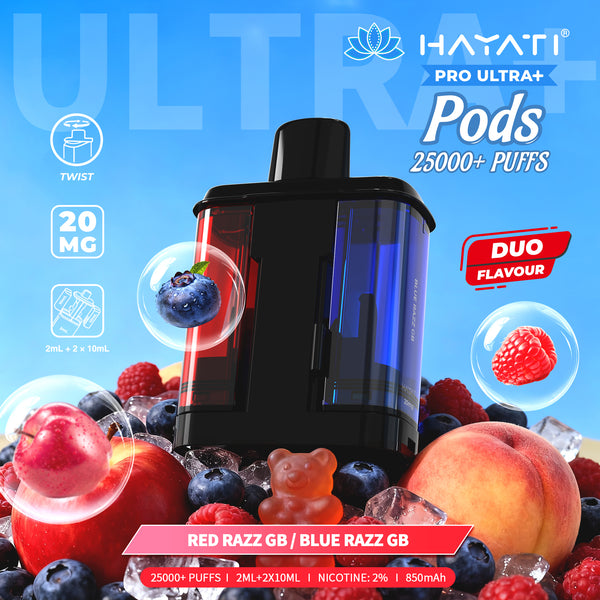 Hayati Pro Ultra Plus 25000 Prefilled Pod Pack of 5