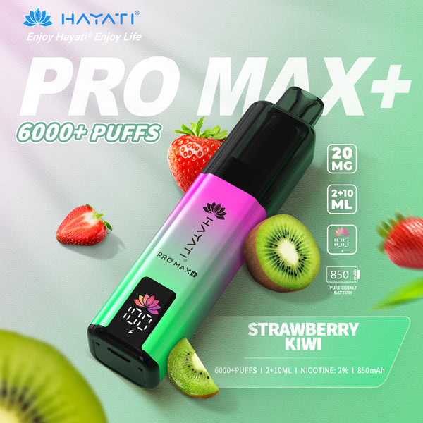 Hayati Pro Max+ 6000 Puffs Disposable kit Pack Of 5
