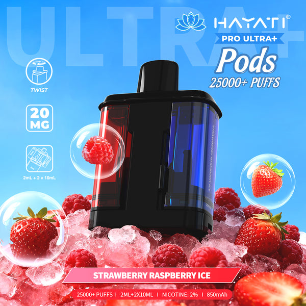 Hayati Pro Ultra Plus 25000 Prefilled Pod Pack of 5