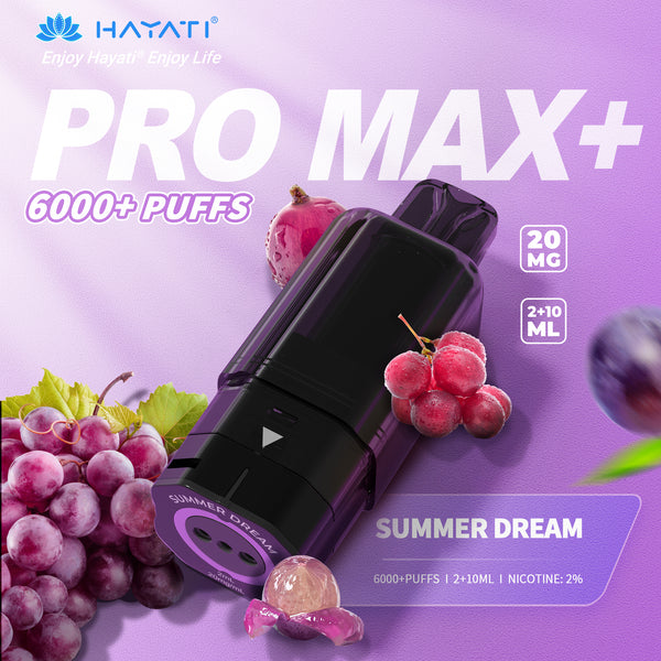 Hayati Pro Max+ 6000 Prefilled Pods