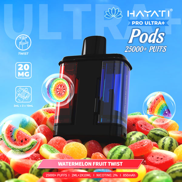 Hayati Pro Ultra Plus 25000 Prefilled Pod Pack of 5