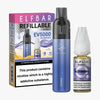 Elf Bar EV5000 Starter Kit & Elfliq Nic Salt 10ml E-Liquid Combo Pack