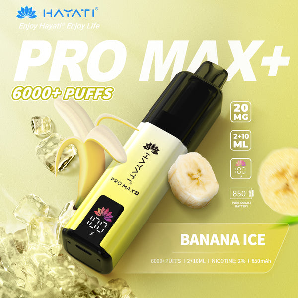 Hayati Pro Max+ 6000 Puffs Disposable kit Pack Of 5