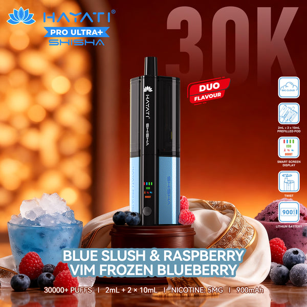 Hayati® Pro Ultra+ Shisha Kit 30K Puff