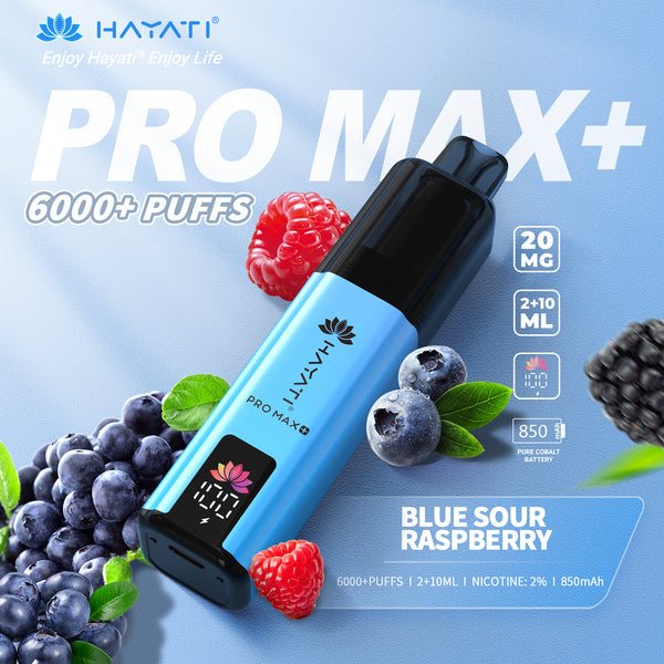 Hayati Pro Max+ 6000 Puffs Disposable kit Pack Of 5