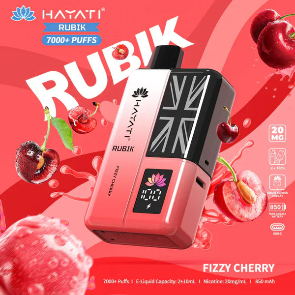 Hayati Rubik 7000 Puffs Disposable Vape Kit
