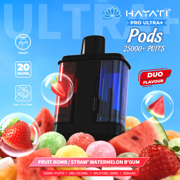 Hayati Pro Ultra Plus 25000 Prefilled Pod Pack of 5