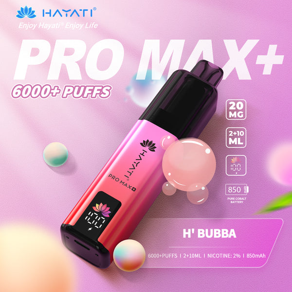 Hayati Pro Max+ 6000 Puffs Disposable kit Pack Of 5