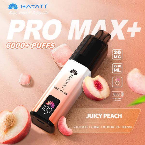 Hayati Pro Max+ 6000 Puffs Disposable kit Pack Of 5