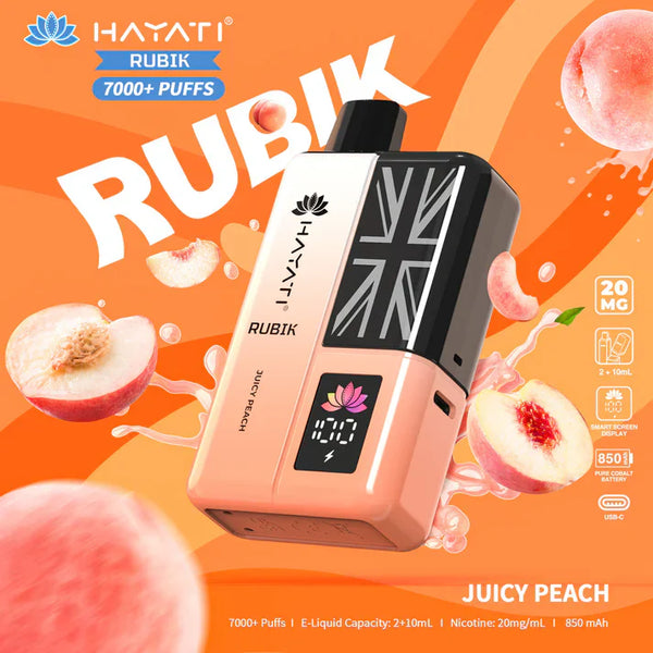 Hayati Rubik 7000 Puffs Disposable Vape Kit