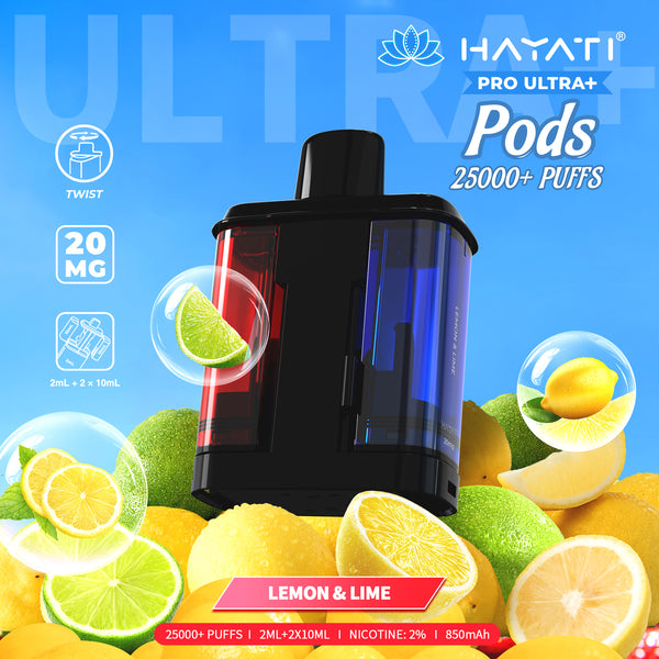 Hayati Pro Ultra Plus 25000 Prefilled Pod Pack of 5