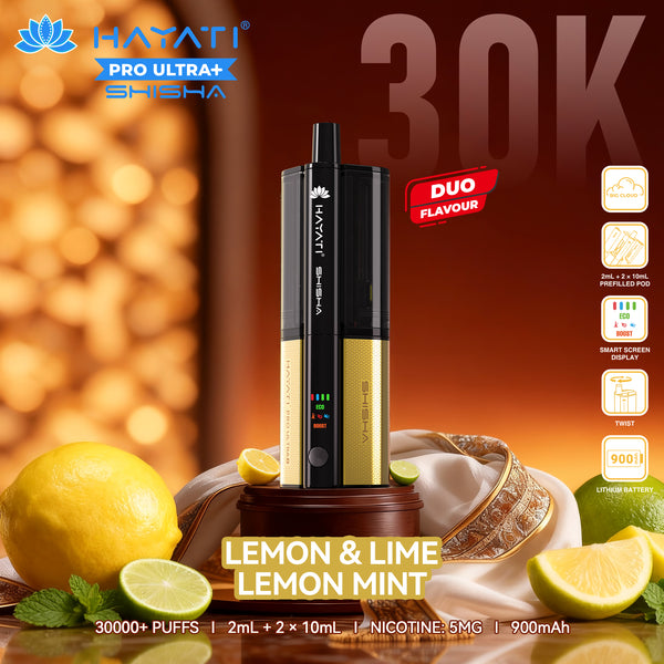 Hayati® Pro Ultra+ Shisha Kit 30K Puff