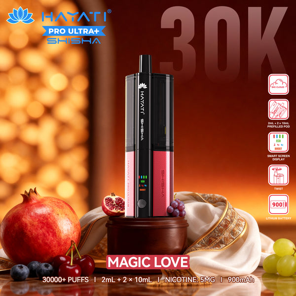Hayati® Pro Ultra+ Shisha Kit 30K Puff