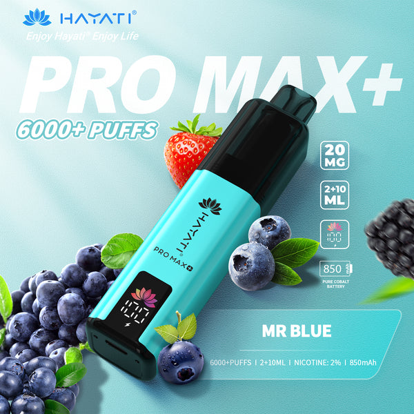 Hayati Pro Max+ 6000 Puffs Disposable kit Pack Of 5