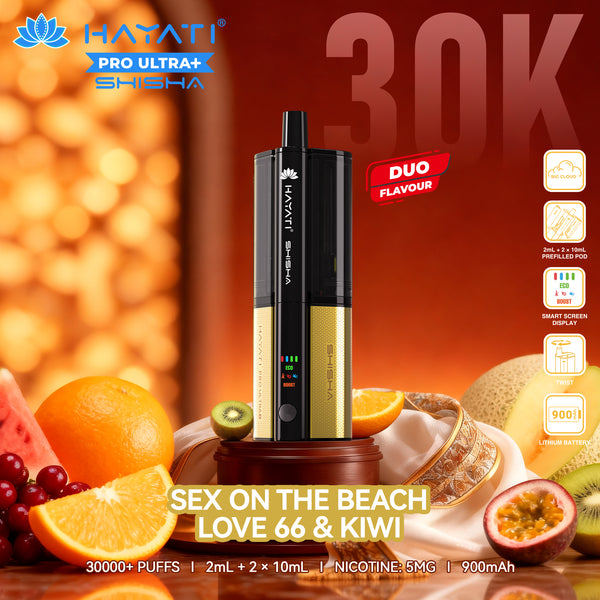 Hayati® Pro Ultra+ Shisha Kit 30K Puff